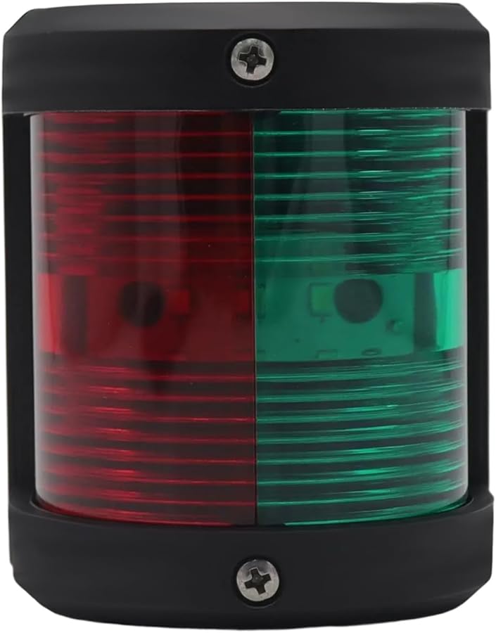 Waterproof Marine Navigation Lights Red Green LED 12V 24V Dual Voltage Boat Ship - Image 2
